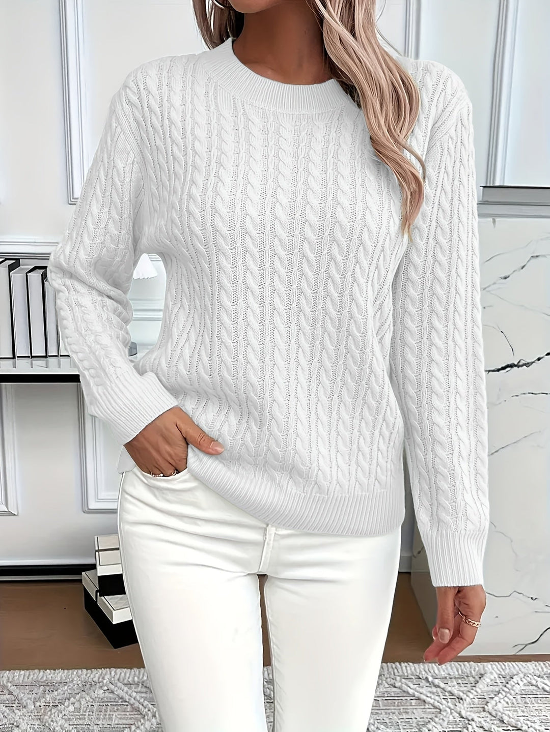 Nadia™ - Lässiger Strickpullover