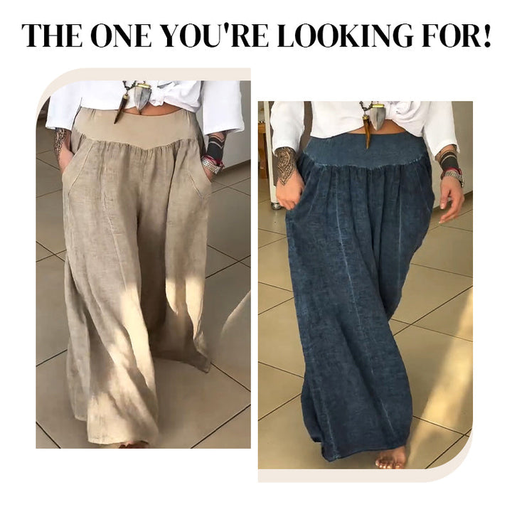 Lucy™ – Elastische Weite-Hosen mit Taschen