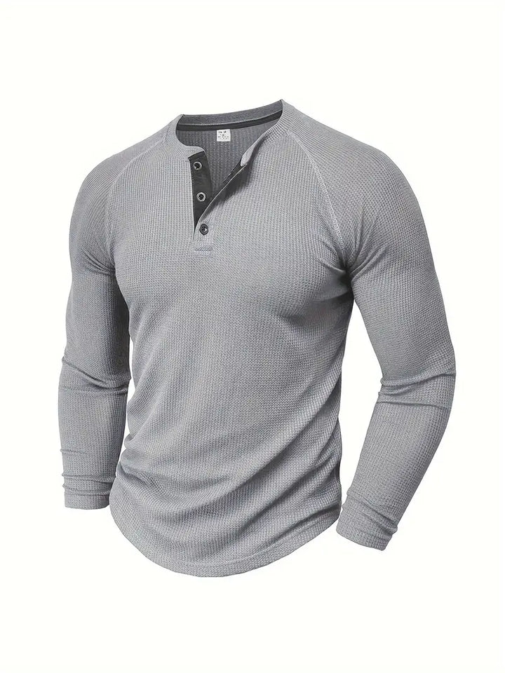 Chad™ - Herren Henley-Shirt