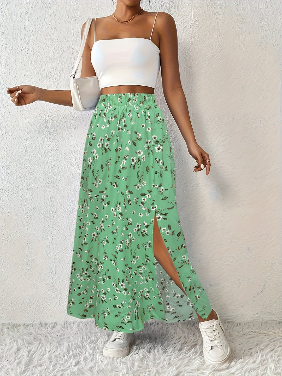 Paige™ - Floral Print Maxi Rock