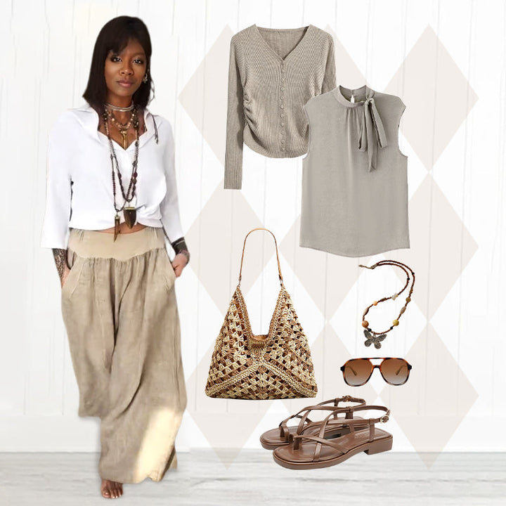 Lucy™ – Elastische Weite-Hosen mit Taschen