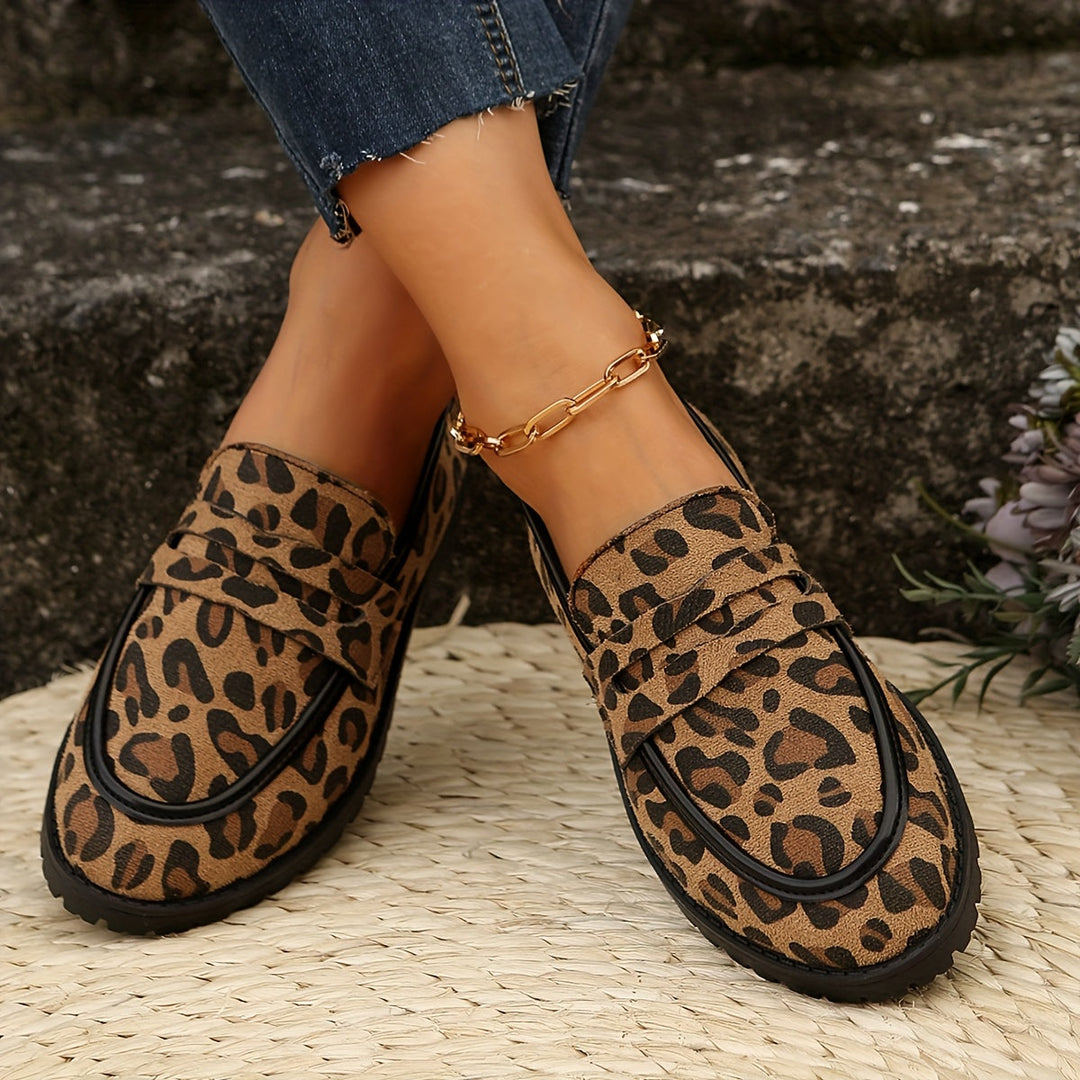 Maggie | Leopard-Print Slipper