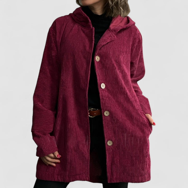 Cordia™ - Bequeme Cord-Jacke mit Kapuze