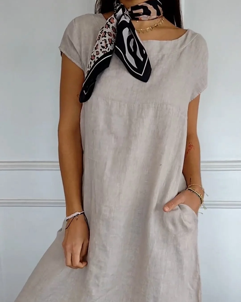 Brenna™ – Lässiges Baumwollkleid