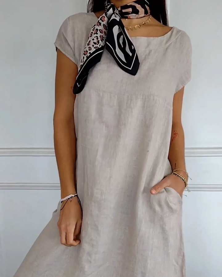 Brenna™ – Lässiges Baumwollkleid