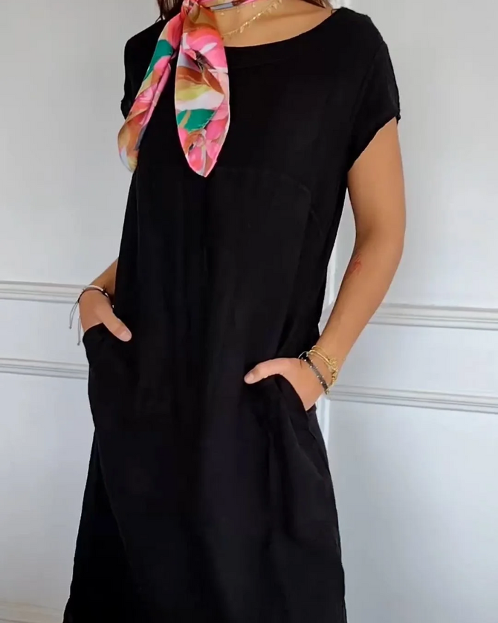 Brenna™ – Lässiges Baumwollkleid