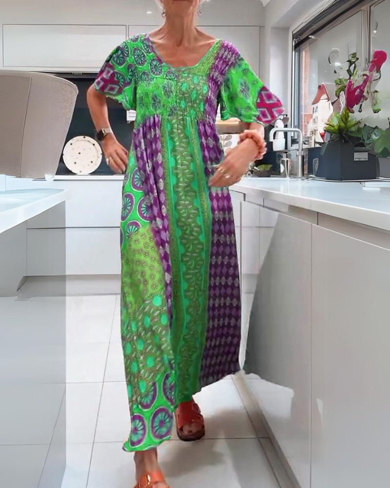 Melania™ - Buntes Bohemian Kleid