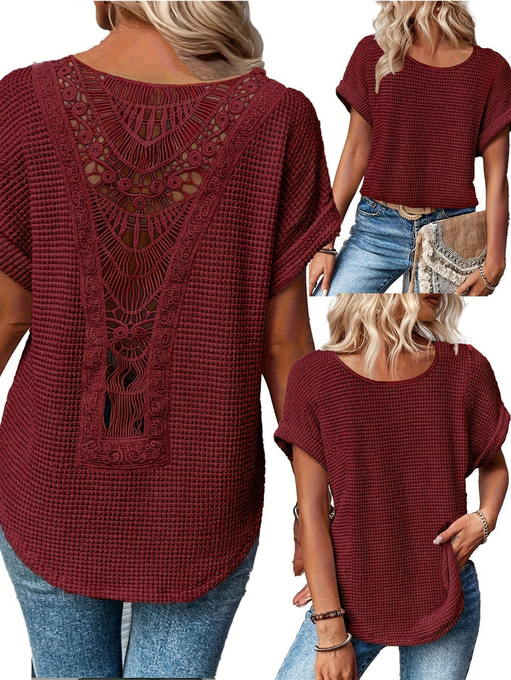 Oliv™ - Bequemes Rundhals-T-Shirt