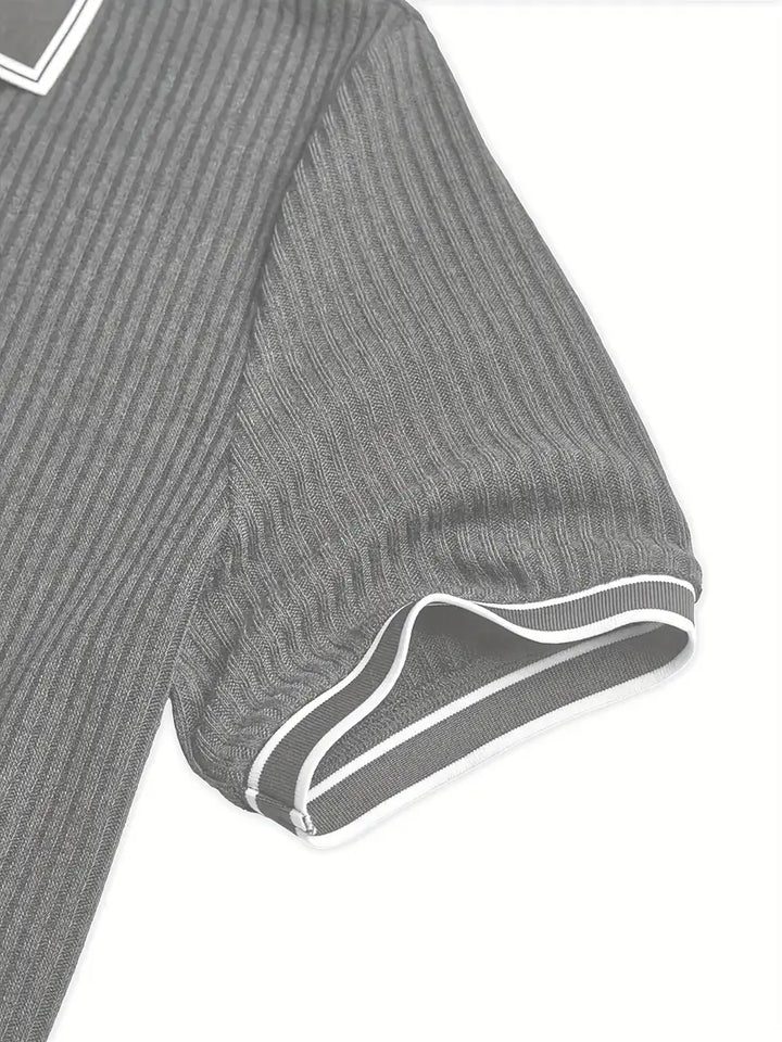 Emilio™ - Herren maßgeschneiderte gerippte Polo