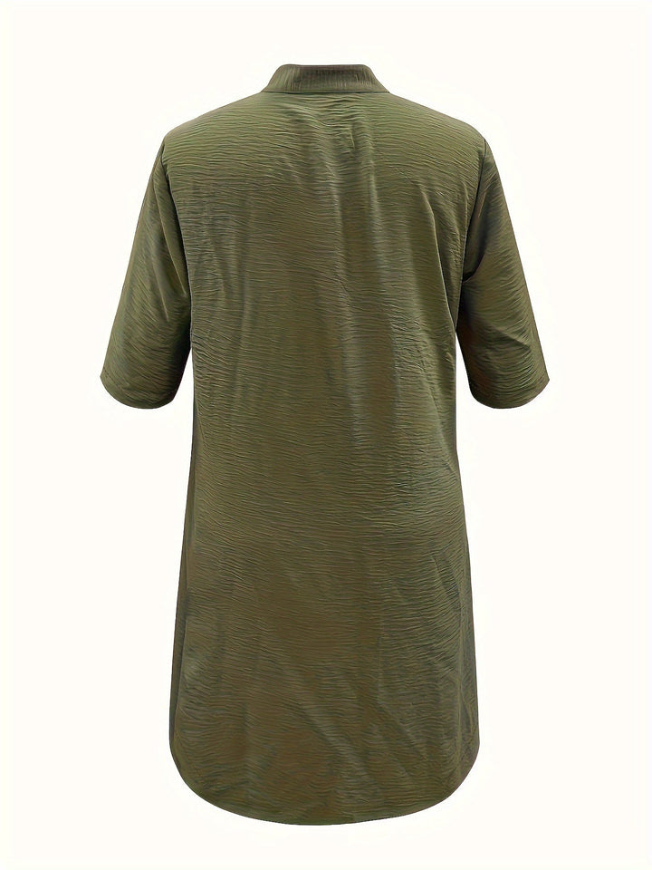 Hannah™ - Lässiges Kleid mit Knopfleiste