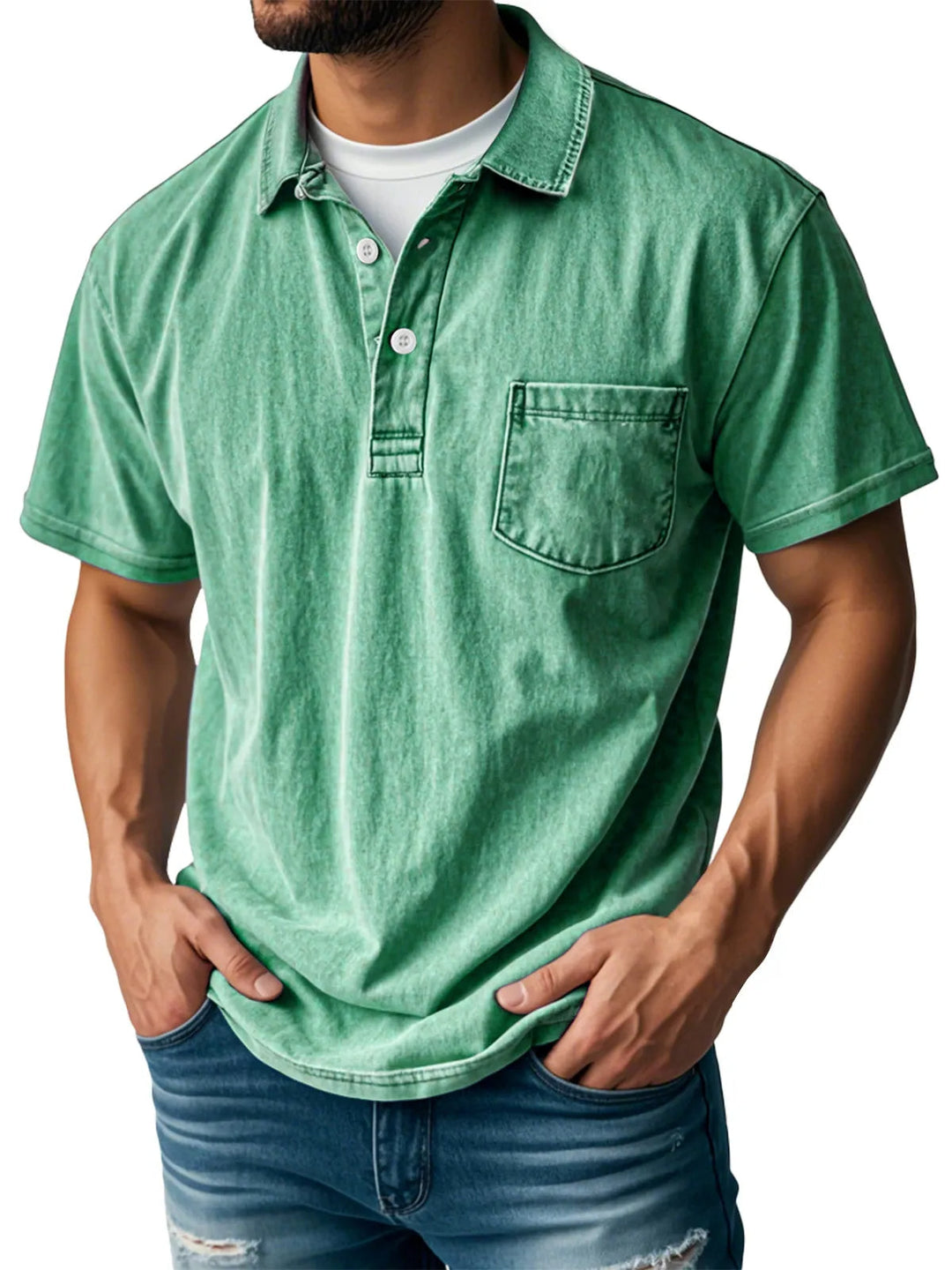 Sebastien™ - Herren Casual Vintage Polo-Shirt