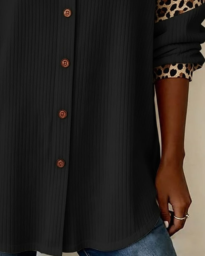 VALÉRIE – LÄSSIGES HEMD MIT ÄRMELN MIT TIERMOTIV