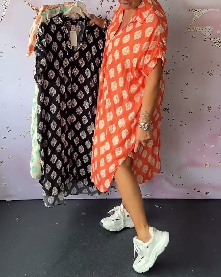 Liora™ - Damen Frühlingskleid mit Revers