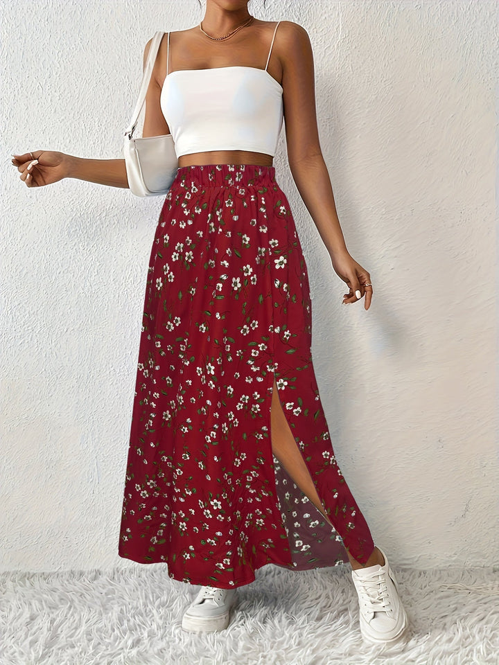 Paige™ - Floral Print Maxi Rock