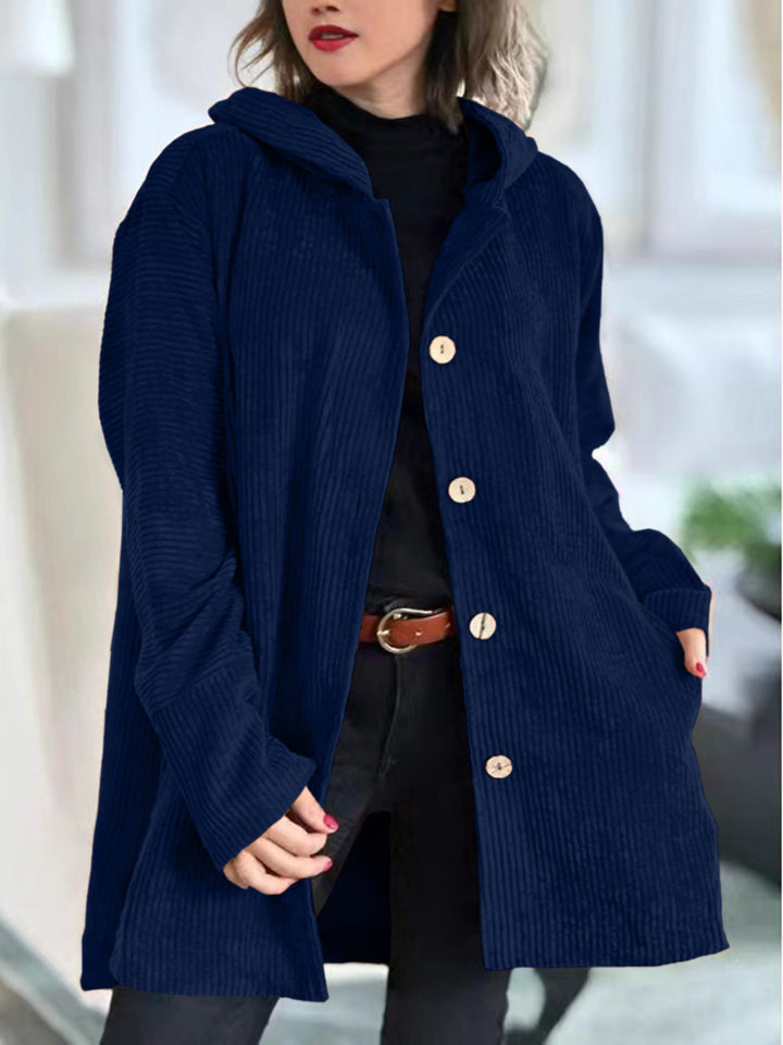 Cordia™ - Bequeme Cord-Jacke mit Kapuze