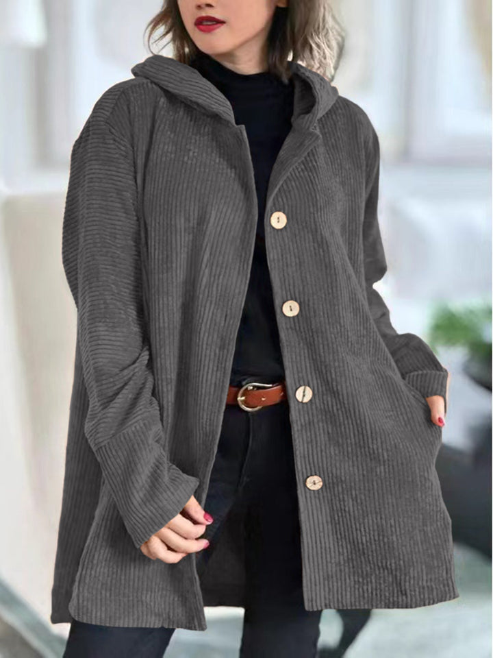 Cordia™ - Bequeme Cord-Jacke mit Kapuze