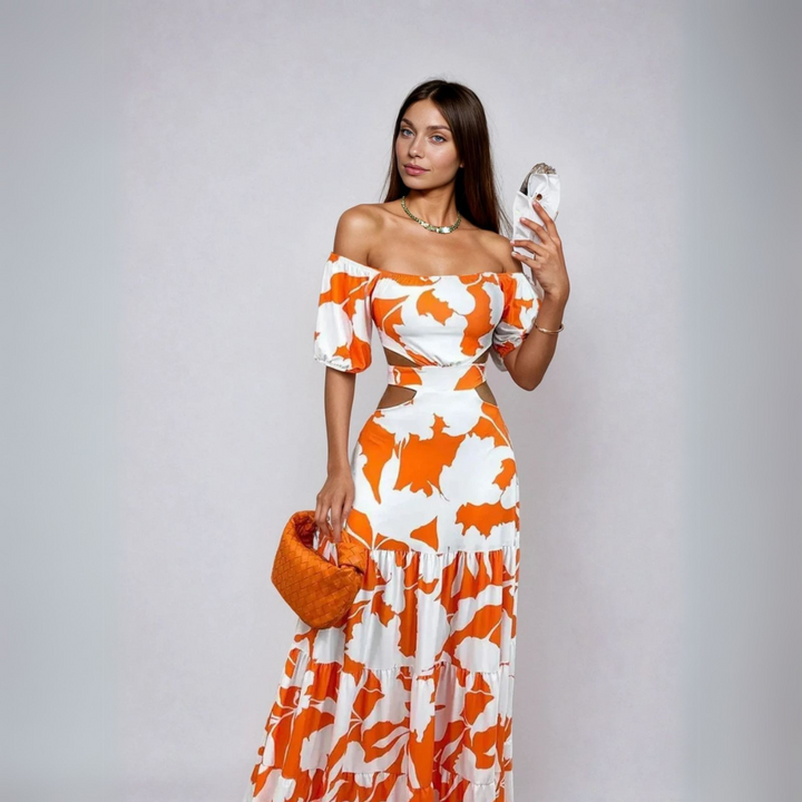 Stella | Langes, Enges Kleid, Handgefertigt