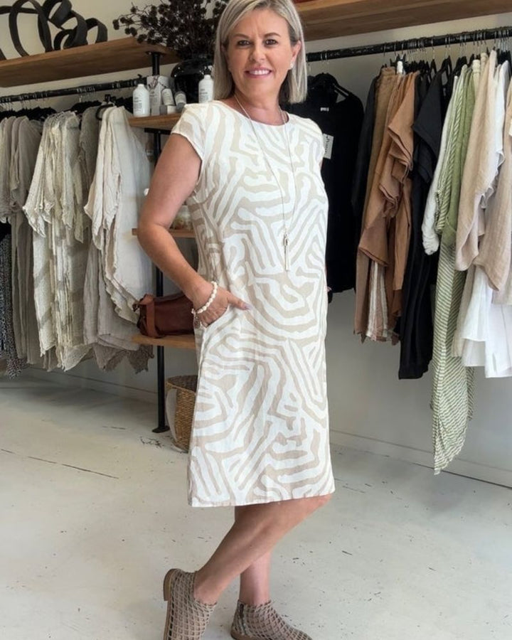 Nelia™ - Lässiges Sommerkleid mit Rundhalsausschnitt