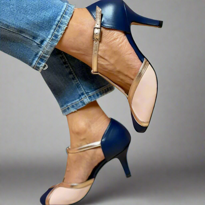 Brunhilde | Elegante Orthopädische Sandalen mit Absatz