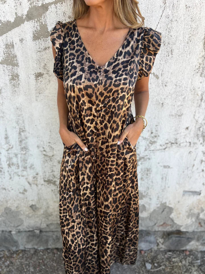 Zayla™ - Schicker Leoparden-Jumpsuit