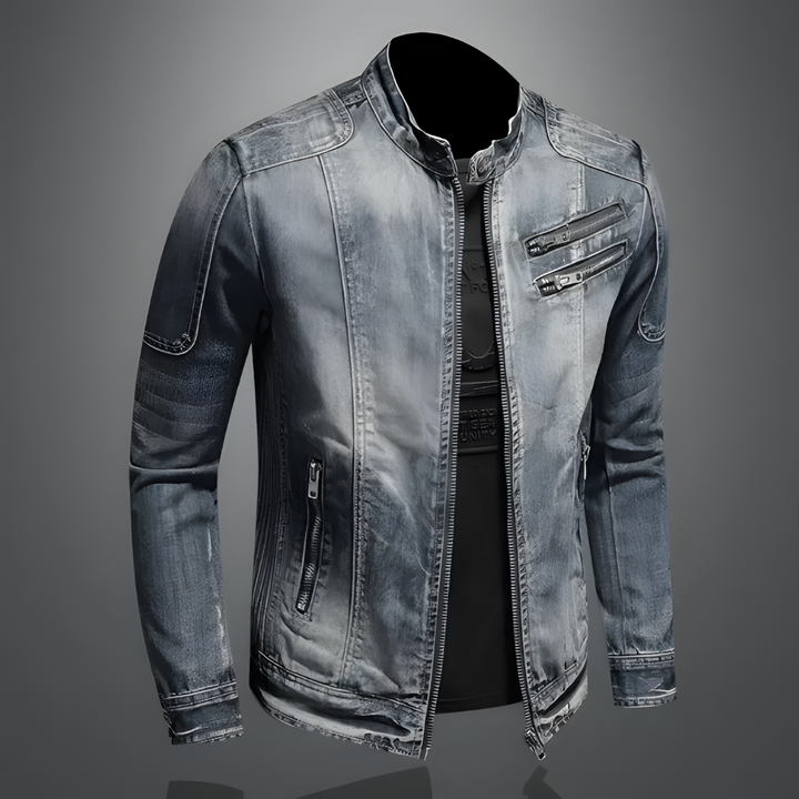 Matteo™ - Retro Denim Jacke