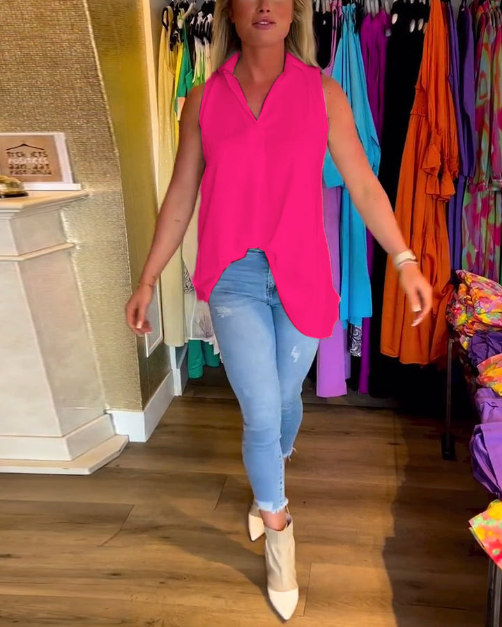 Alana™ - Zeitloses Rüschenloses Top