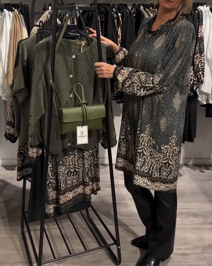 Ilse | Vintage-inspiriertes Kleid mit Knopfleiste