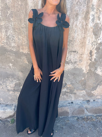 Stacey™ - Geblümtes Kleid mit U-förmigem Ausschnitt