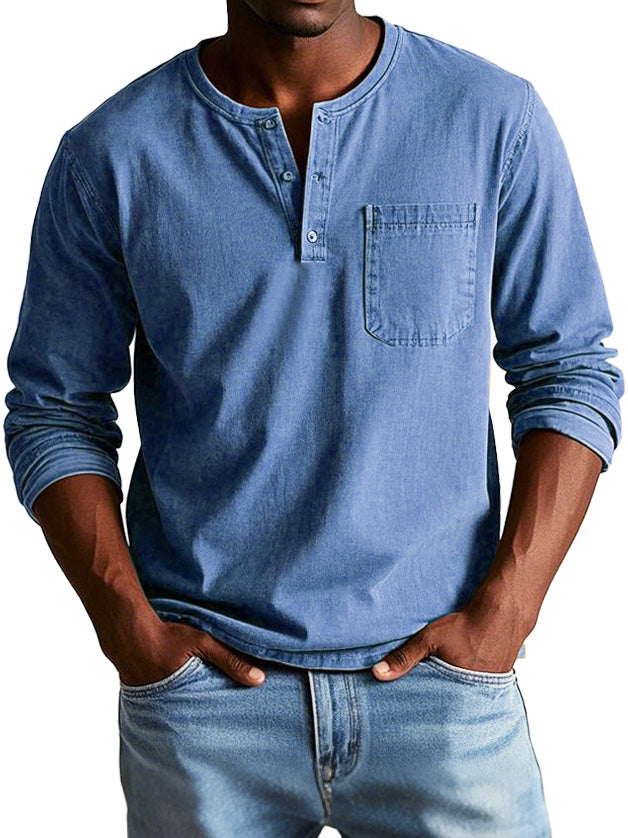 Ellis™ - Vintage Henley Shirt