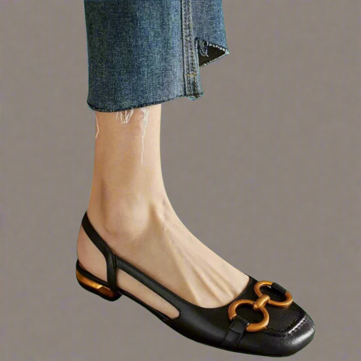 Adelrun | Elegante Orthopädische Sandalen mit Blockabsatz