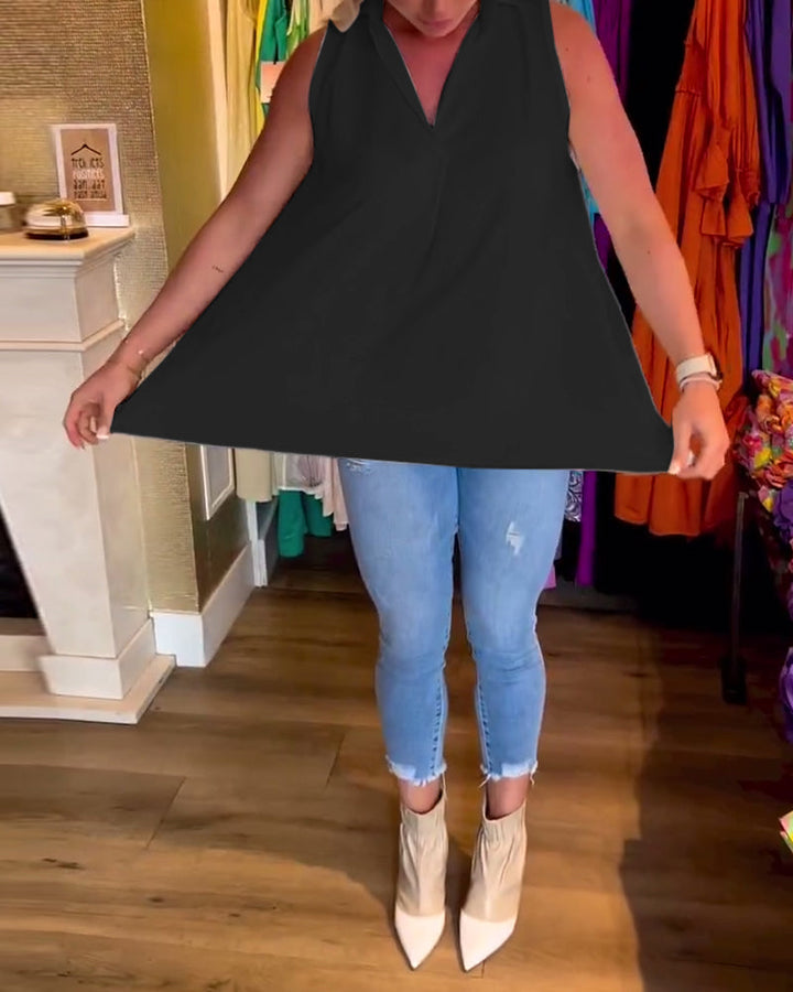 Alana™ - Zeitloses Rüschenloses Top