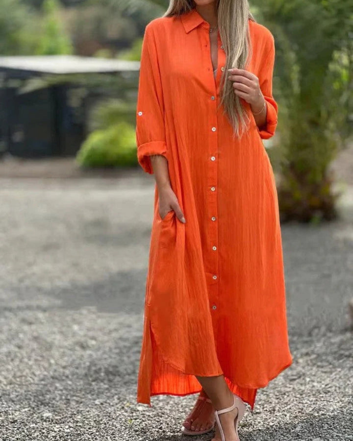 Bianca™ - Bequemes italienisches Baumwollkleid