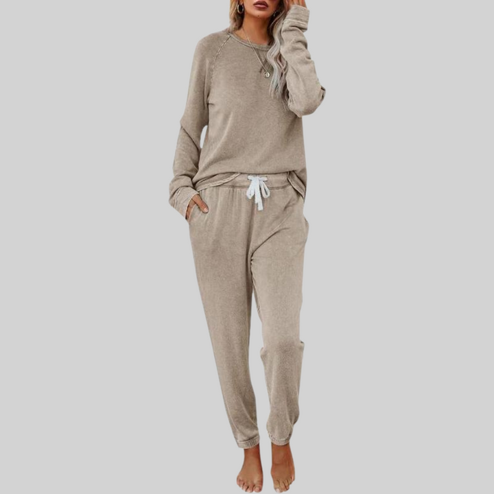 Josie™ - Lässiges Langarm- und Sweatpants-Set