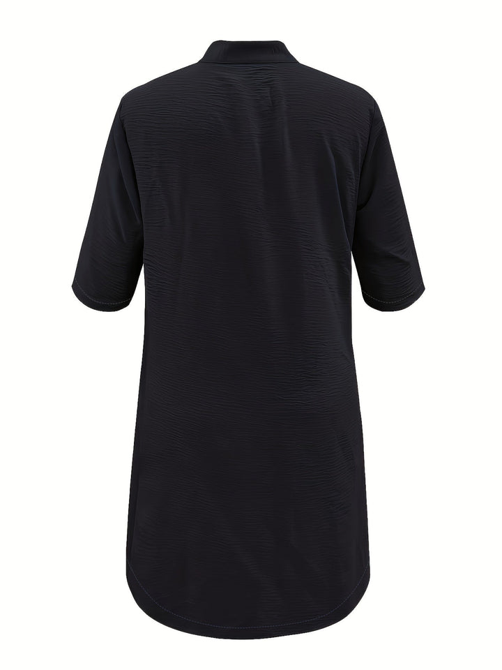 Hannah™ - Lässiges Kleid mit Knopfleiste