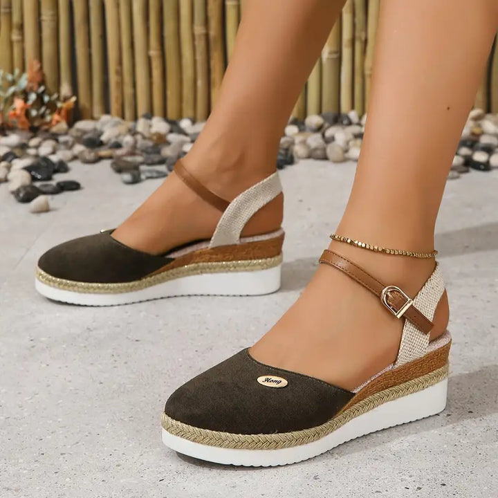 Alfonsa | Orthopädische Sandalen mit Plateau, Atmungsaktiv und Entspannt