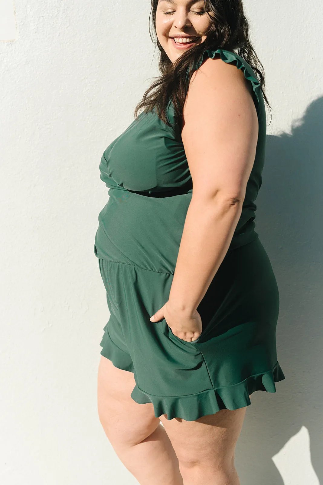 Reana™ – Rüschen-Badeanzug mit Brustunterstützung