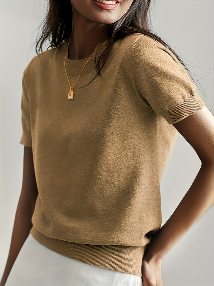 Leah™ - Lässiges Kurzarm-Top