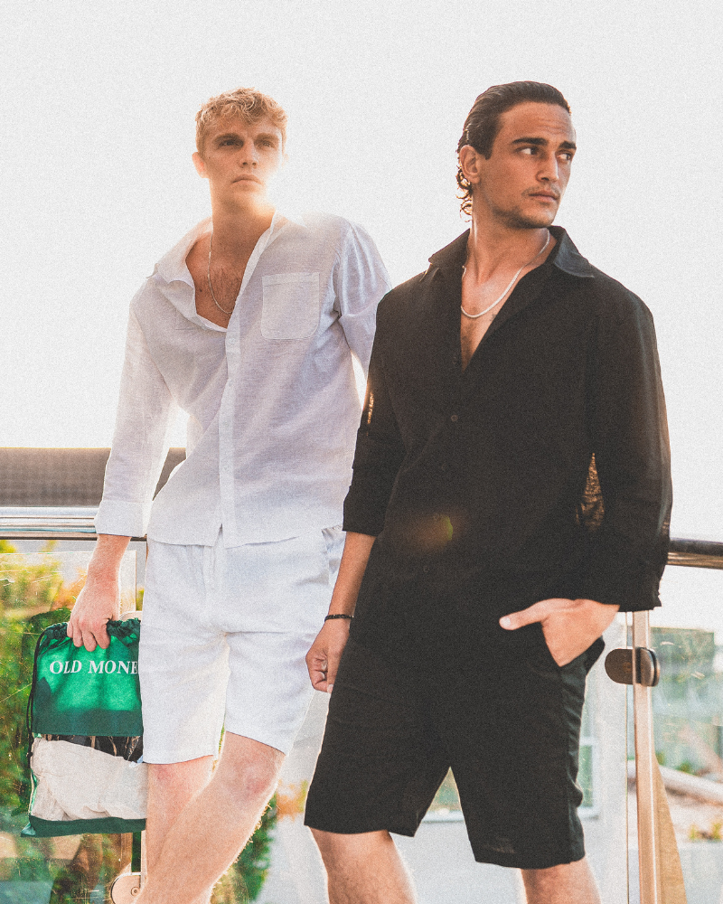 Lorenzo - Leinen Sommer Shorts