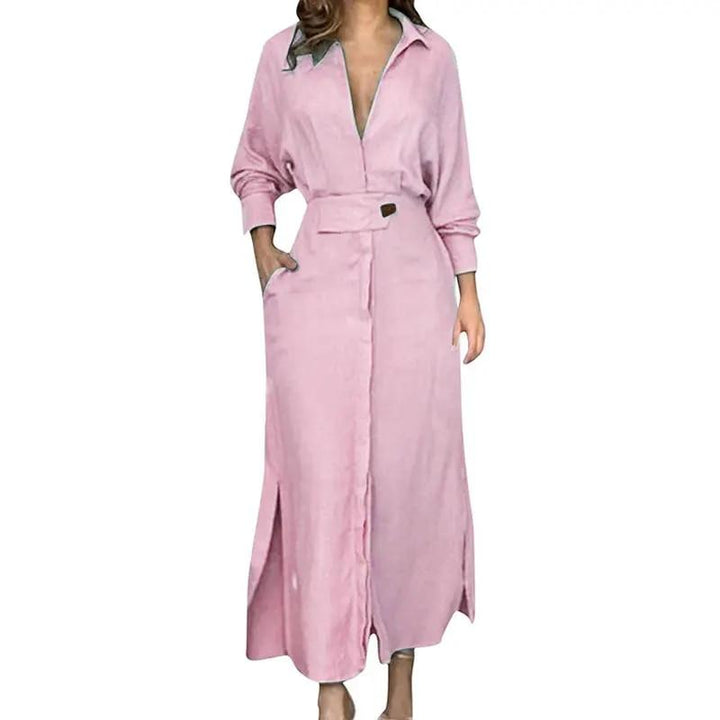 Jeanette™ - V-Ausschnitt Maxikleid