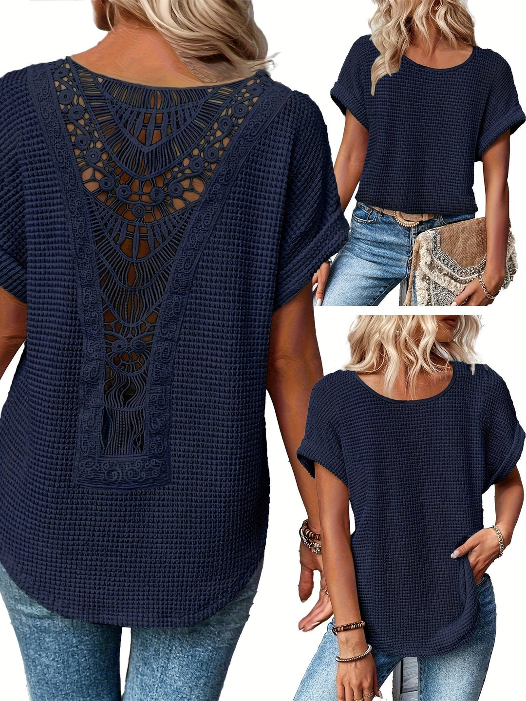 Oliv™ - Bequemes Rundhals-T-Shirt