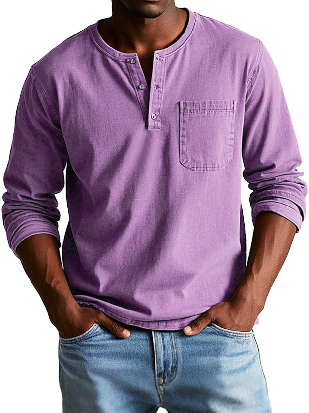 Ellis™ - Vintage Henley Shirt