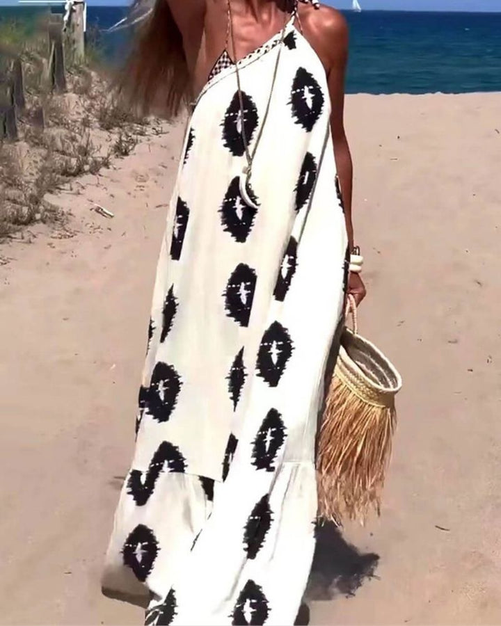 Sunshine™ - Ein Schulter Lockeres Maxikleid