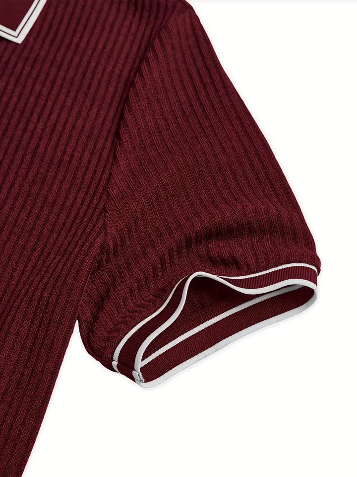 Emilio™ - Herren maßgeschneiderte gerippte Polo