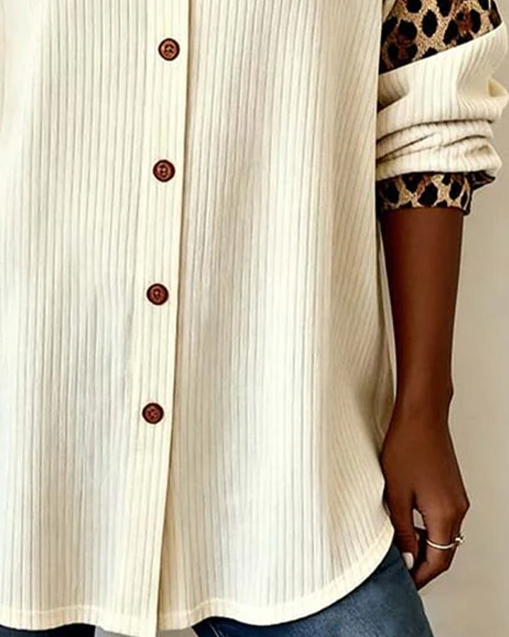 VALÉRIE – LÄSSIGES HEMD MIT ÄRMELN MIT TIERMOTIV