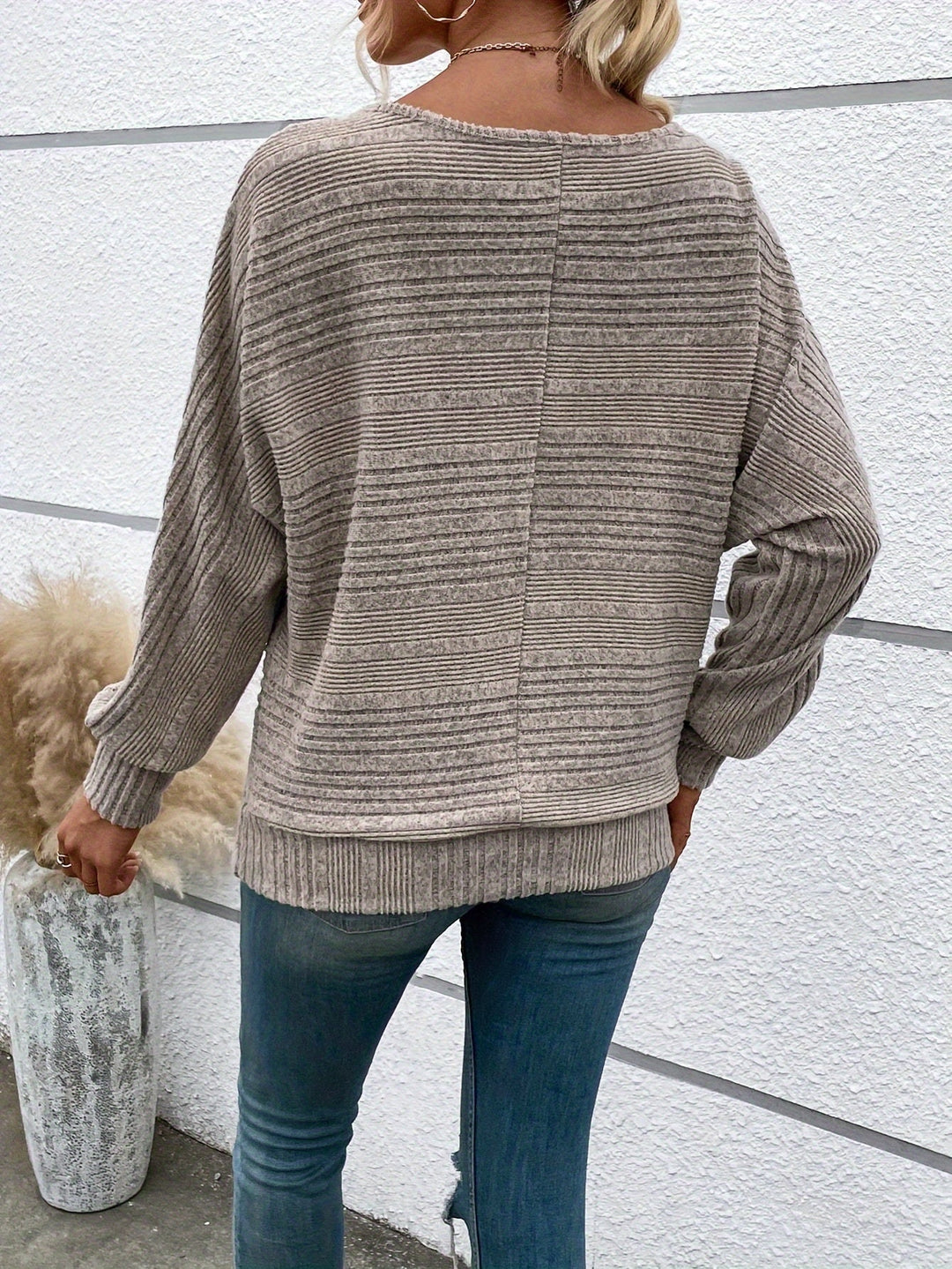 Sabine™ - Gemütlicher Pullover mit Fledermausärmeln