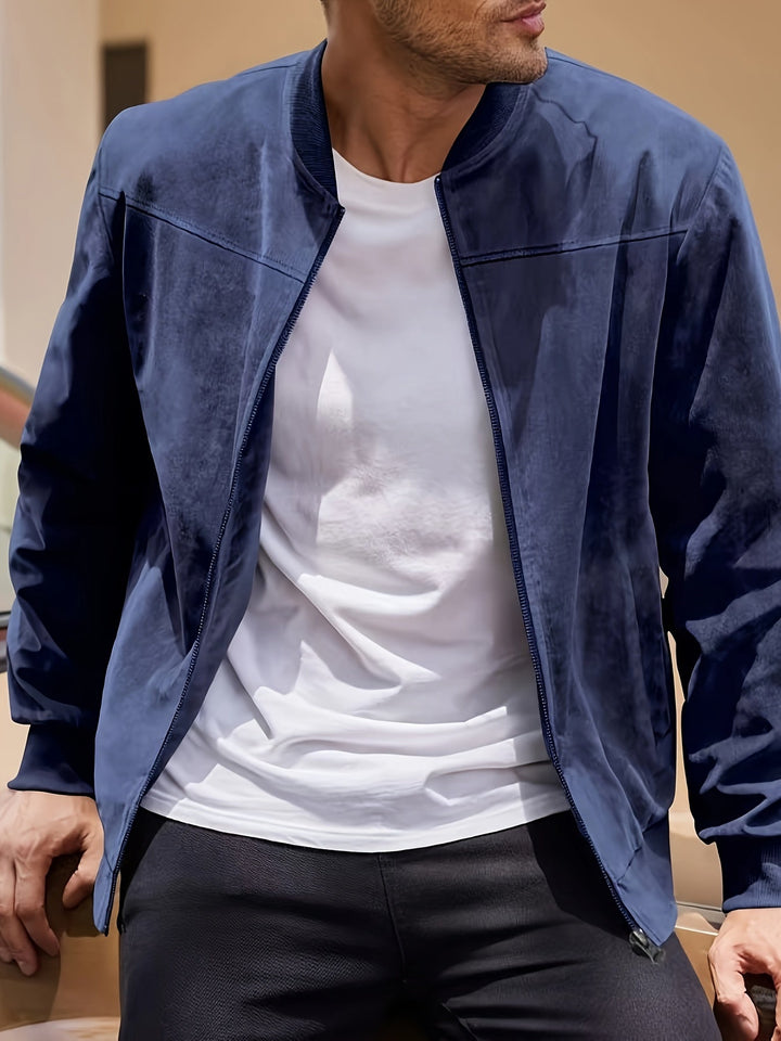 Dex™ - Klassische Wildleder-Zipperjacke