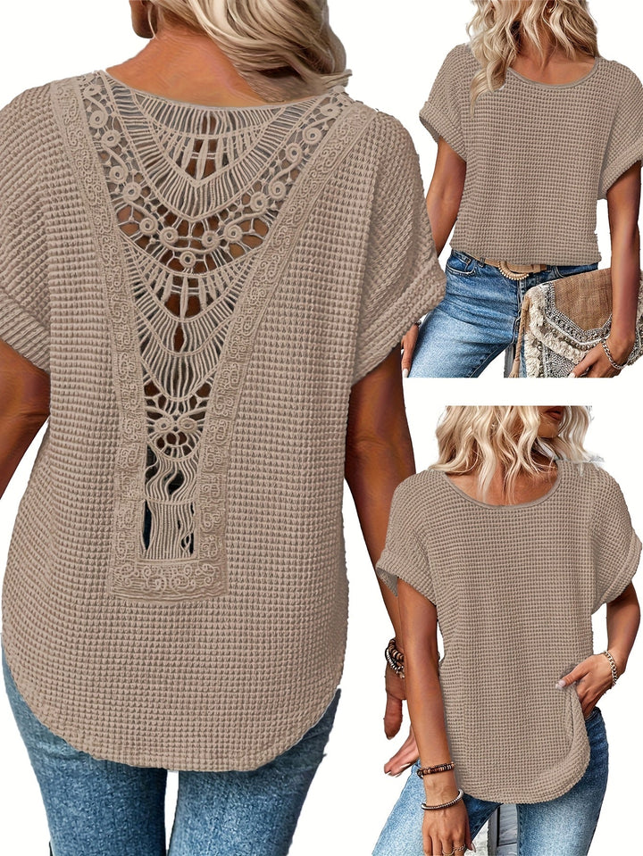 Oliv™ - Bequemes Rundhals-T-Shirt