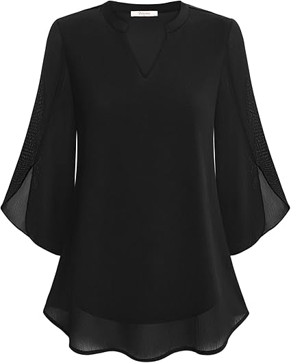Annelyn | Luxe Geschichtete Bluse