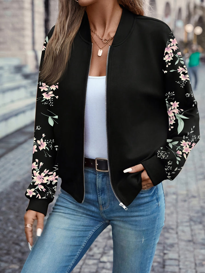 Thea™ - Trendy Floral Print Jacke