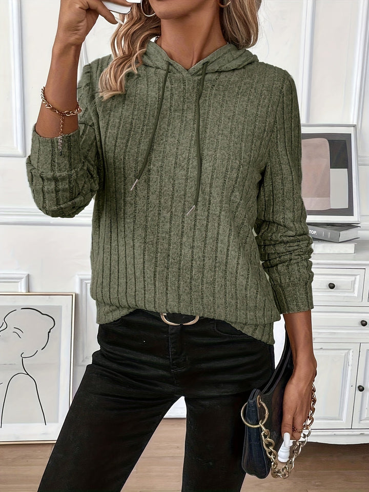 Antonia™ - Atmungsaktiver Rippstrick-Hoodie